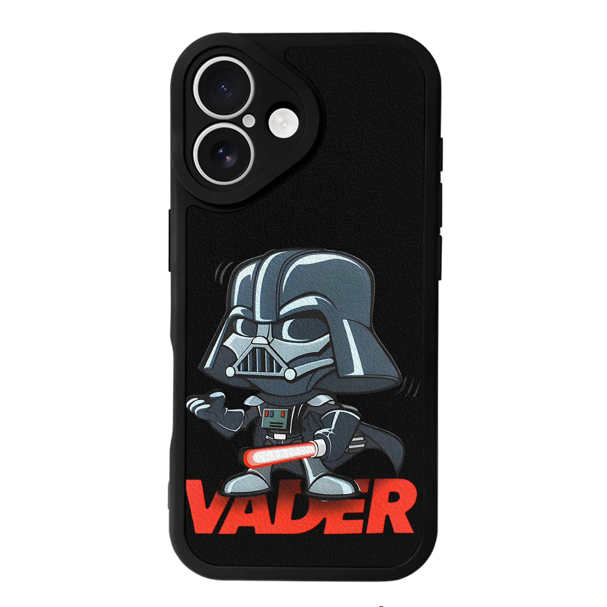 （画像用） スター・ウォーズ Star Wars 【iPhone 16シリーズ対応】シリコンスマホケース（レザー調） 材質：シリコン